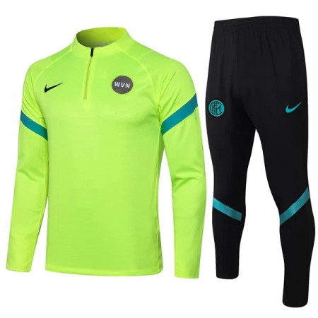 Inter Milan Training Huppari Suits 2021-22 Neljännes-Zip Vihreä - Miesten